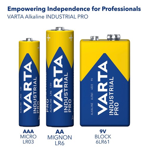 Varta alkaline industrial - alkaline, pro
