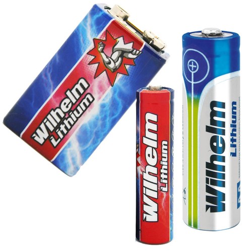 Auswahl wilhelm lithium - lithium, aa