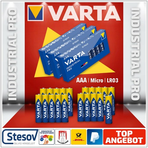 Varta industrial pro aaa micro - industrial,