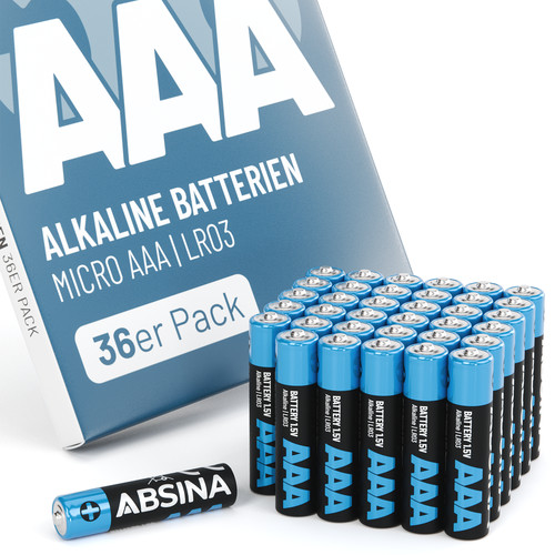 Absina 36x batterien aaa - absina,